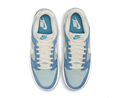 Scarpa bassa in denim blu fumé per donna
