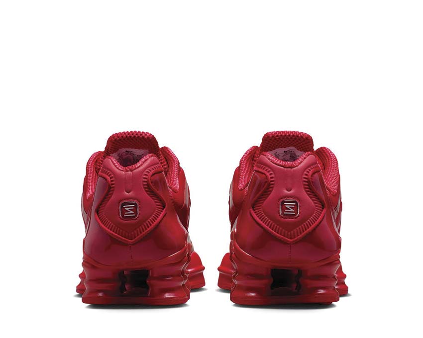 Scarpe da ginnastica ammortizzate rosse per donna