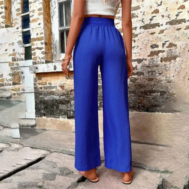 Pantaloni Casual a Colore Unito