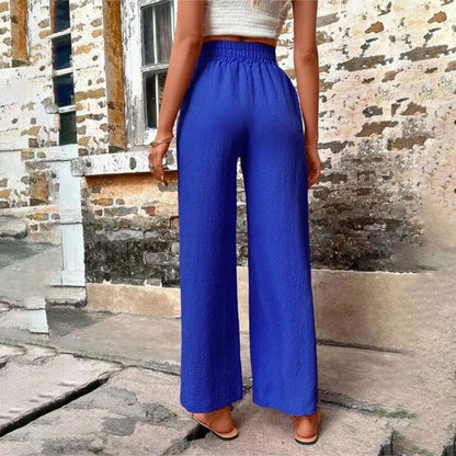 Pantaloni Casual a Colore Unito