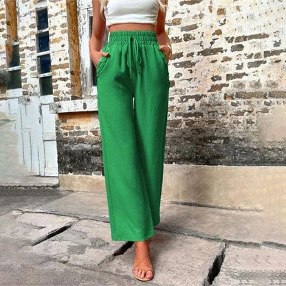 Pantaloni Casual a Colore Unito