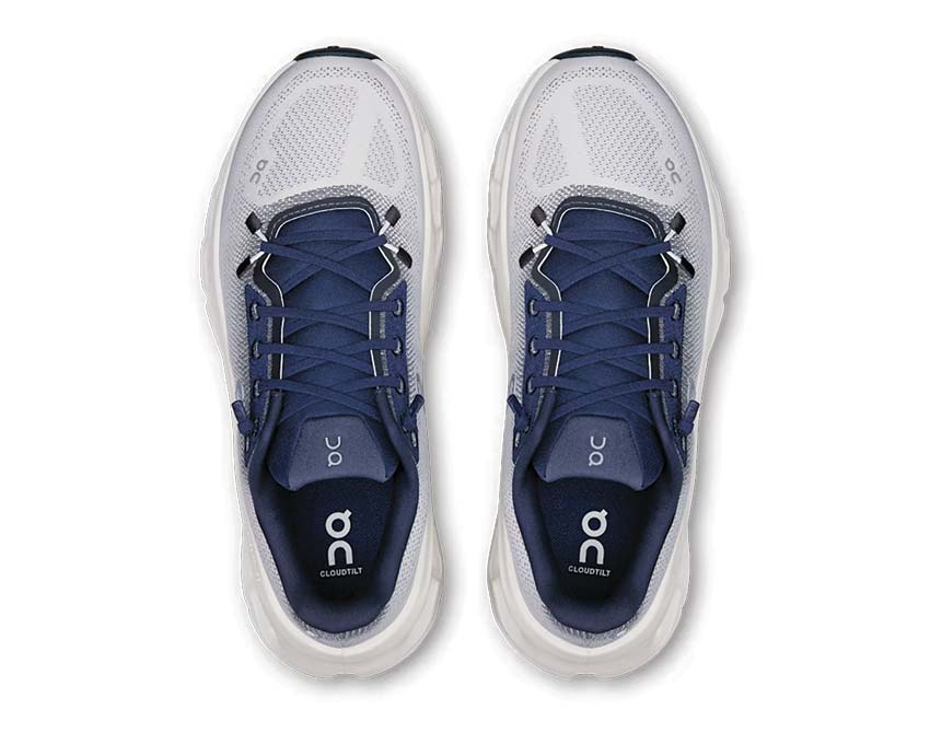 Sneaker running grigio-blu con suola ammortizzata