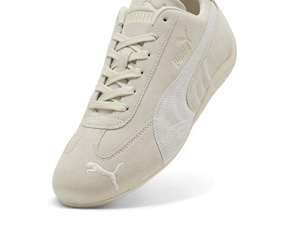 Scarpa sportiva bassa in pelle bianca per guida e tempo libero