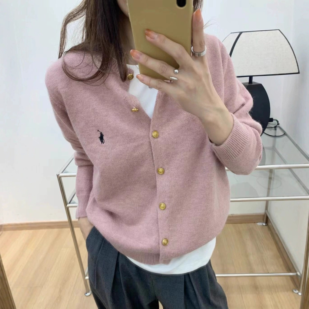 Cardigan Donna in Maglia Morbida con Bottoni