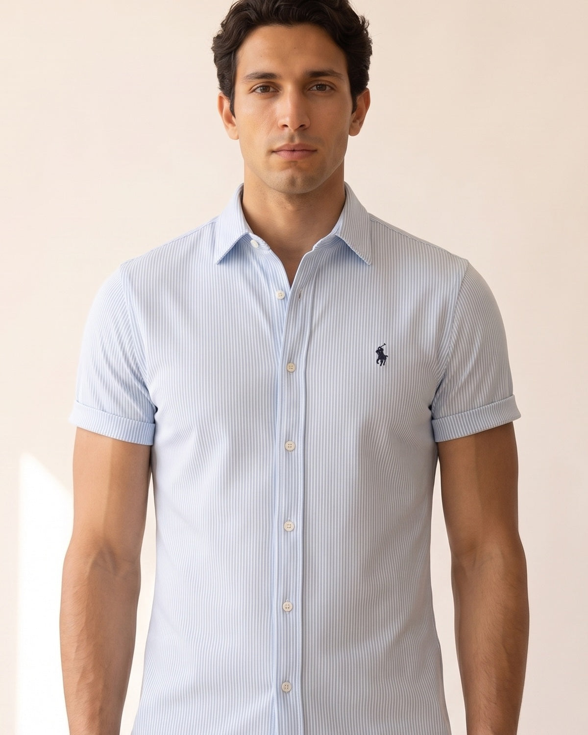 Colletto e linea frontale di Camicia Estiva da Uomo | Ralph Lauren