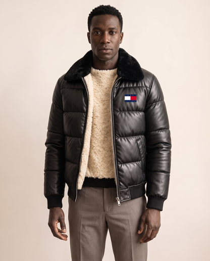 Modello indossa TH - Giacca Patrick con fodera in pile caldo 🔥 Stile moderno – foto studio Bellevaria