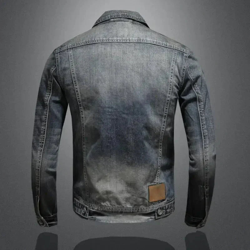 Giacca in Denim Retro