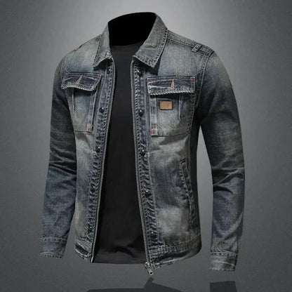 Giacca in Denim Retro