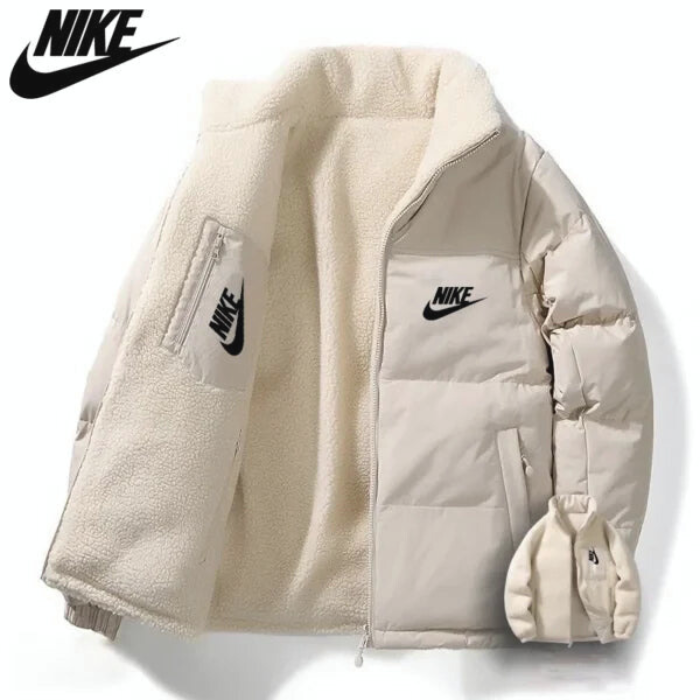 Giacca Puffer Reversibile con Interno in Sherpa – Comfort Invernale
