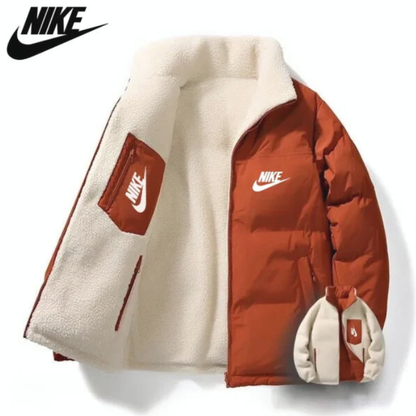 Giacca Puffer Reversibile con Interno in Sherpa – Comfort Invernale