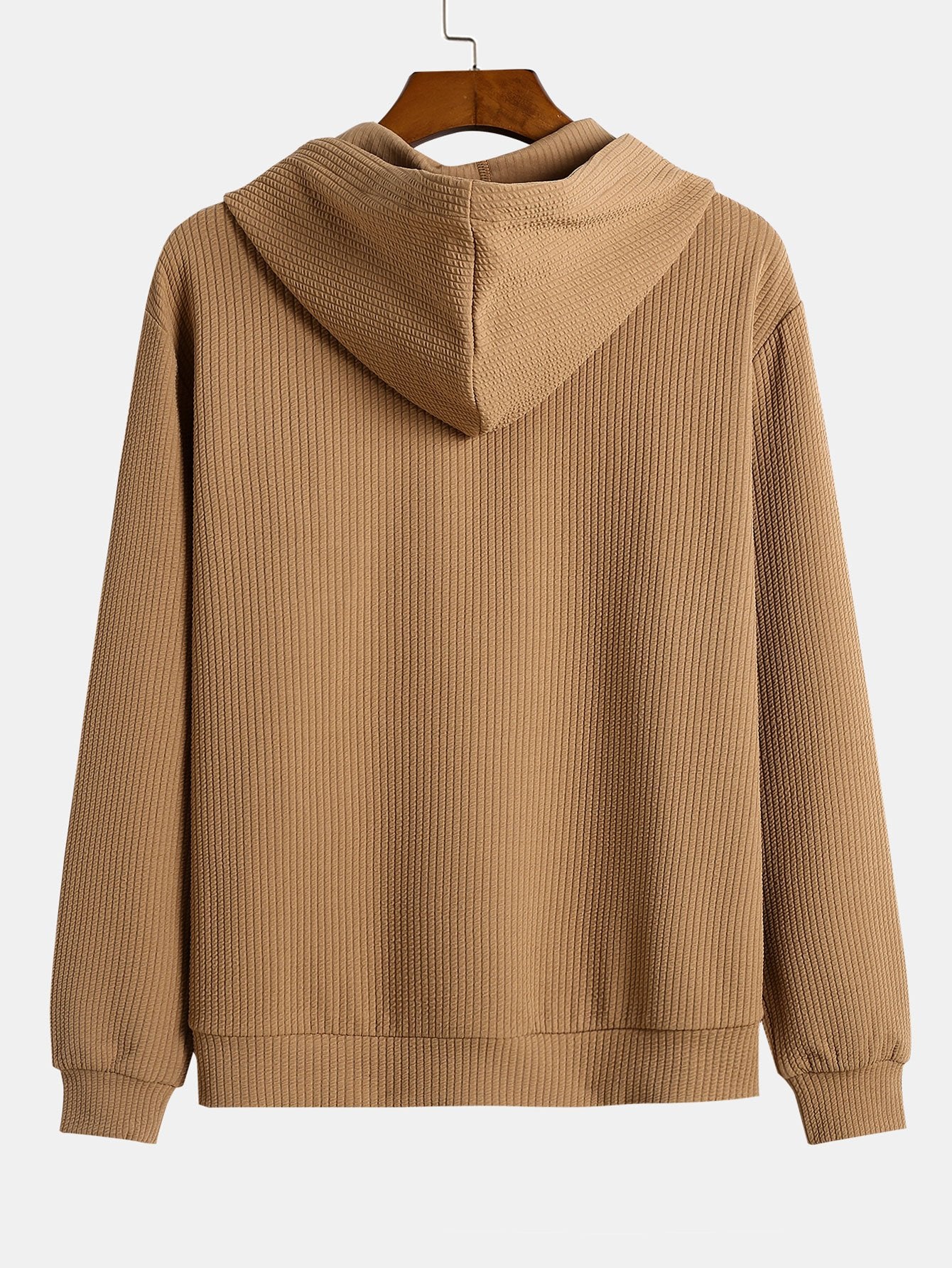 Felpa con Cappuccio a Coste