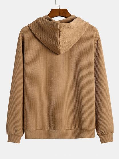 Felpa con Cappuccio a Coste