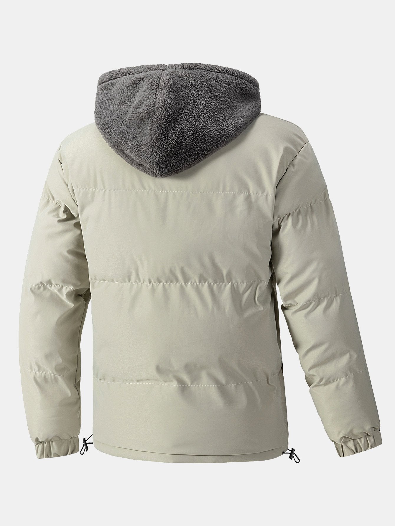 Giacca Puffer con Cappuccio Teddy 2 in 1