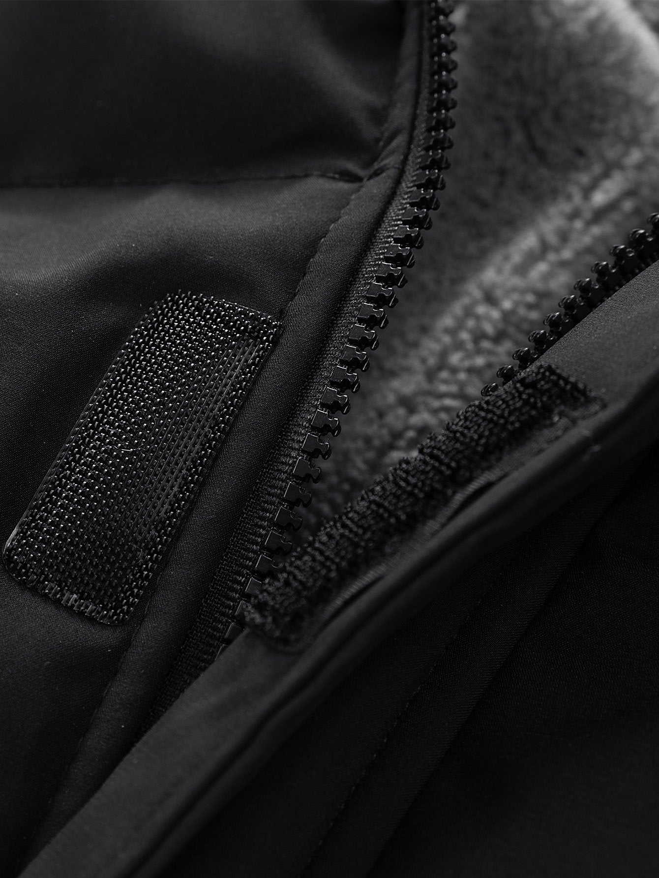 Giacca Puffer con Cappuccio Teddy 2 in 1