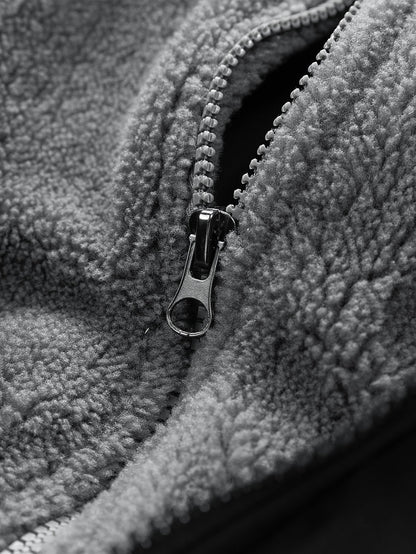 Giacca Puffer con Cappuccio Teddy 2 in 1