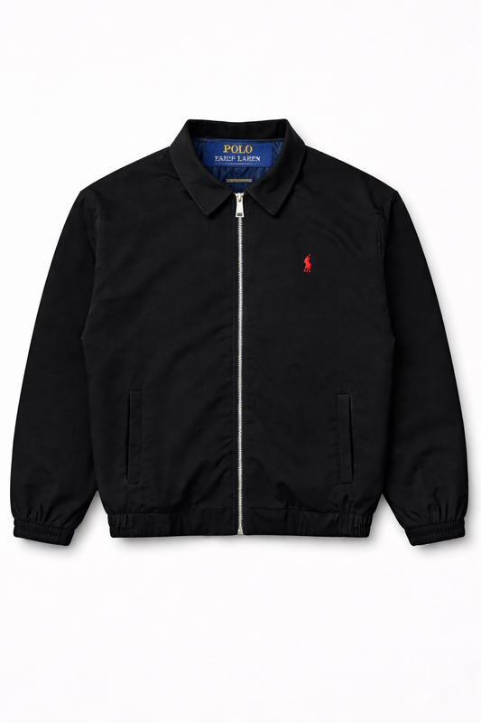 Giacca Zip-Up Classica da Uomo Ralph Lauren – Nera