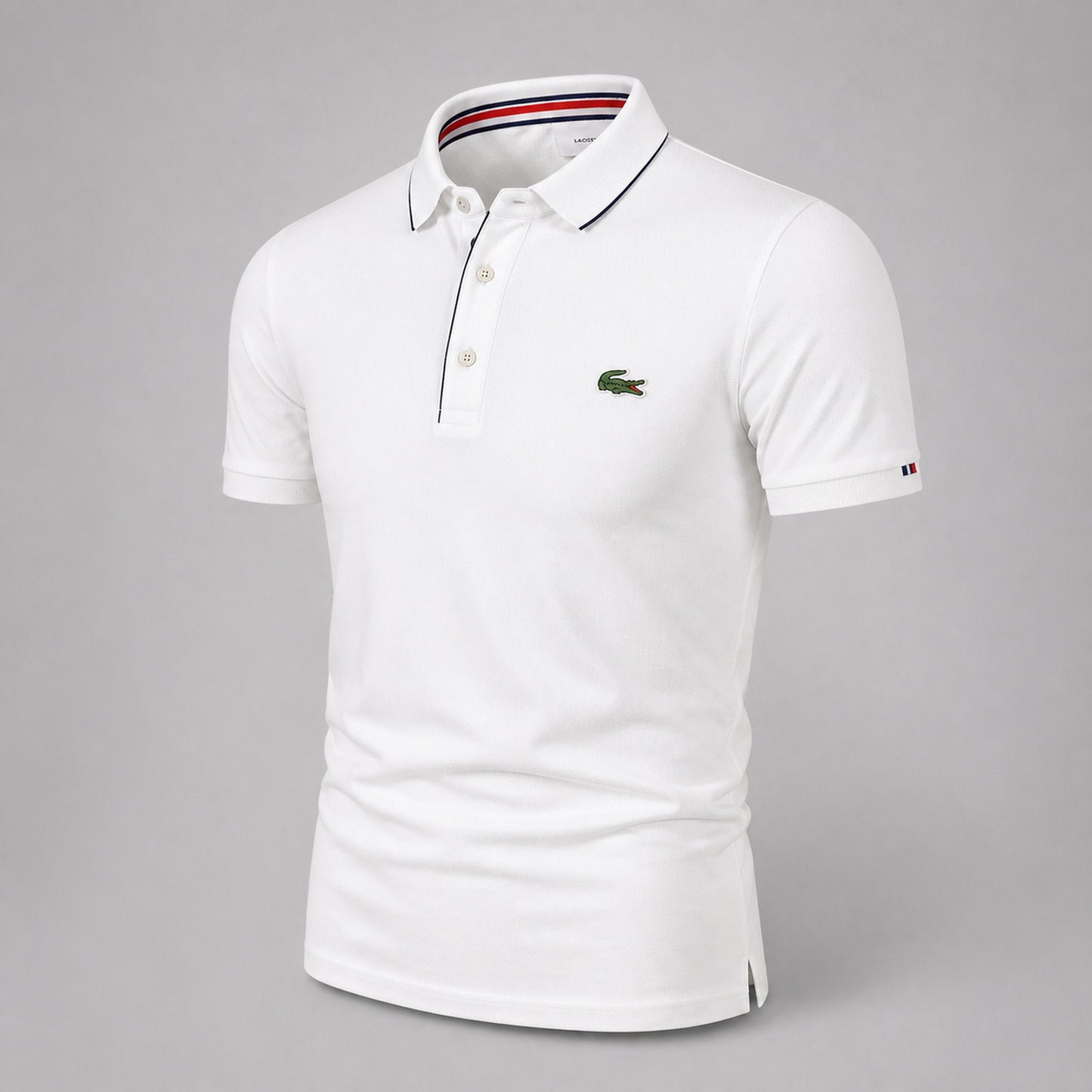 Polo Pique Collo Classico - Bianco AI catalog 1600x1600