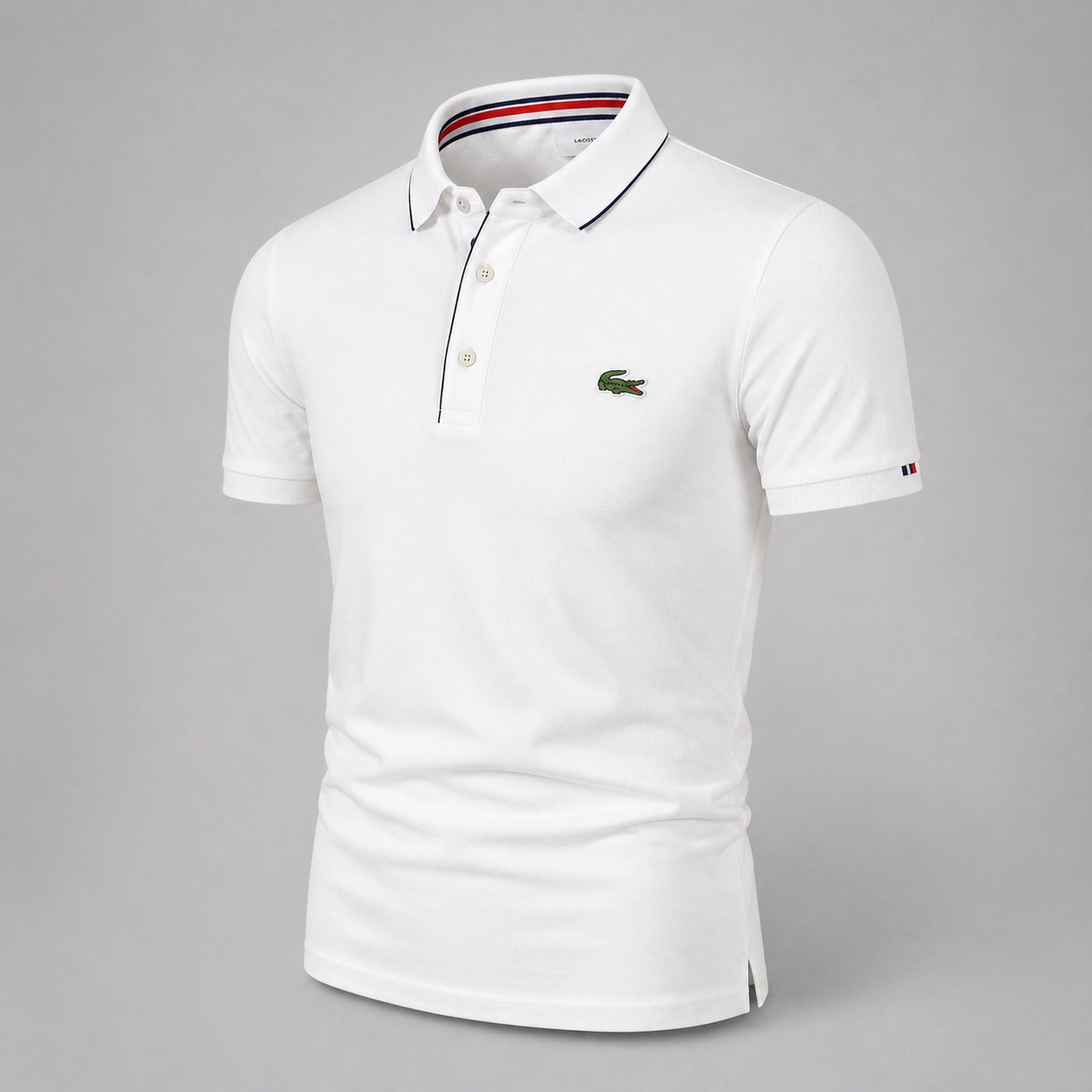 Polo Pique Collo Classico - Bianco AI catalog 1600x1600