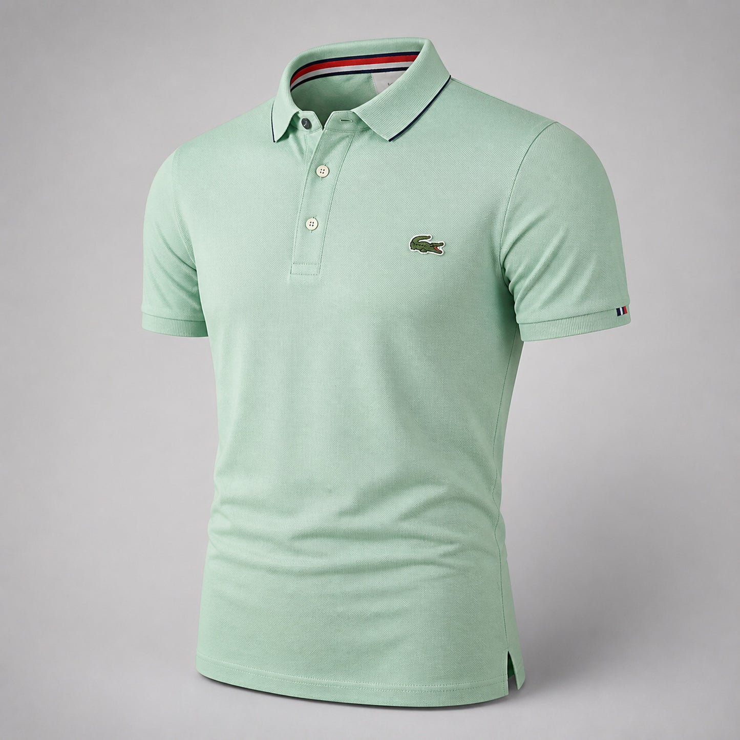 Polo Pique Collo Classico - Verde menta AI catalog 1600x1600